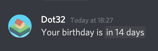 Your birthday is in [14 days]